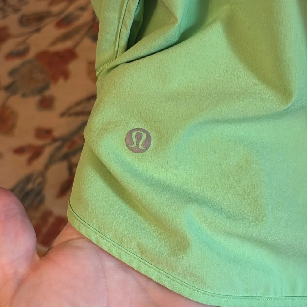 lululemon athletica Neon Lime Athletic Skirt